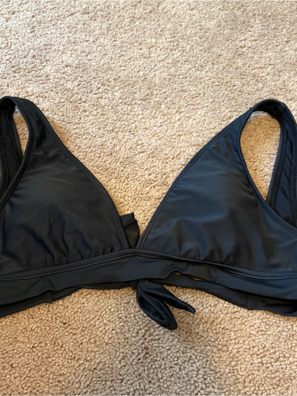 Adore Me Black Triangle Bikini Top